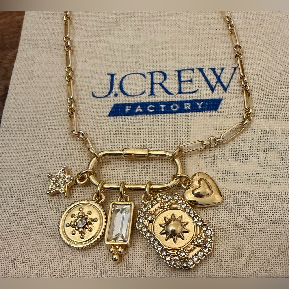 J. Crew Gold Charm Necklace - Picture 5 of 6